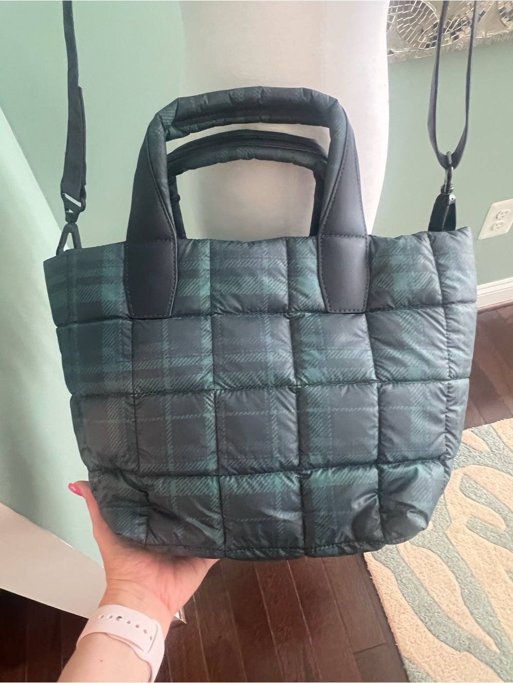 NWT VEE Collective Porter Small Plaid Tote - Picture 8 of 13